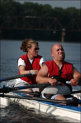 CARP rowing on the CT River